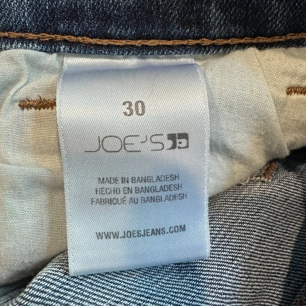 Joe's Jeans Niki Boyfriend Straight Leg Cuffable in Taffyta Size 30 Medium Wash - Picture 4 of 13